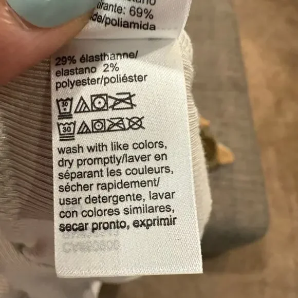 Calvin Klein Ocean Storm Pure Ribbed Unlined Bralette Sz S NWT - Picture 7 of 12